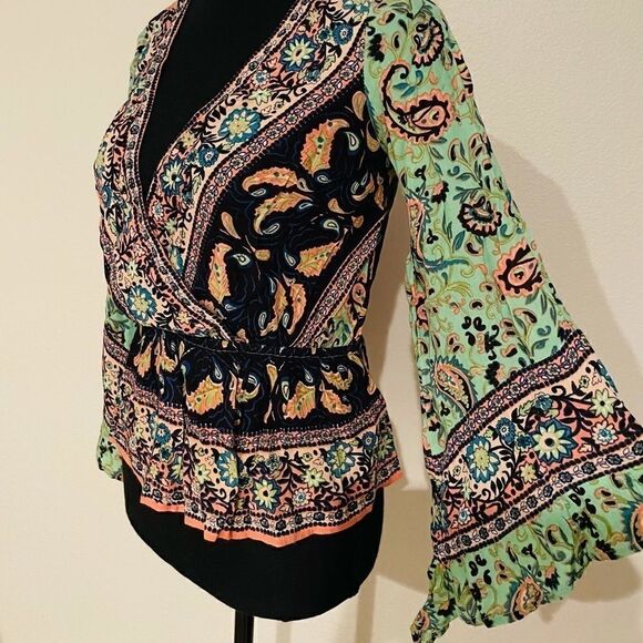 NWT Free People Rosalie Wrap Top - Picture 4 of 8